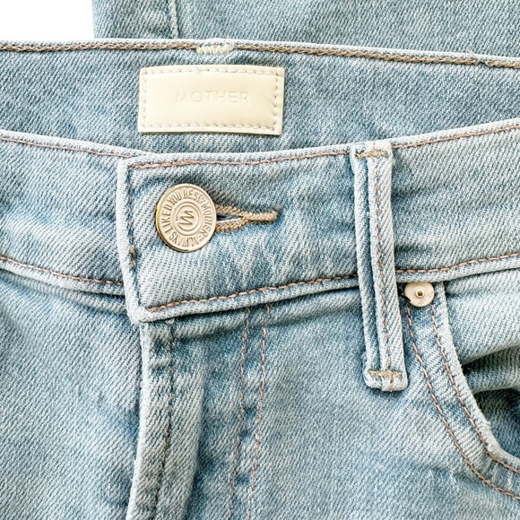 Mother • The Insider Crop Step Fray in Fresh Catch - Picture 3 of 15